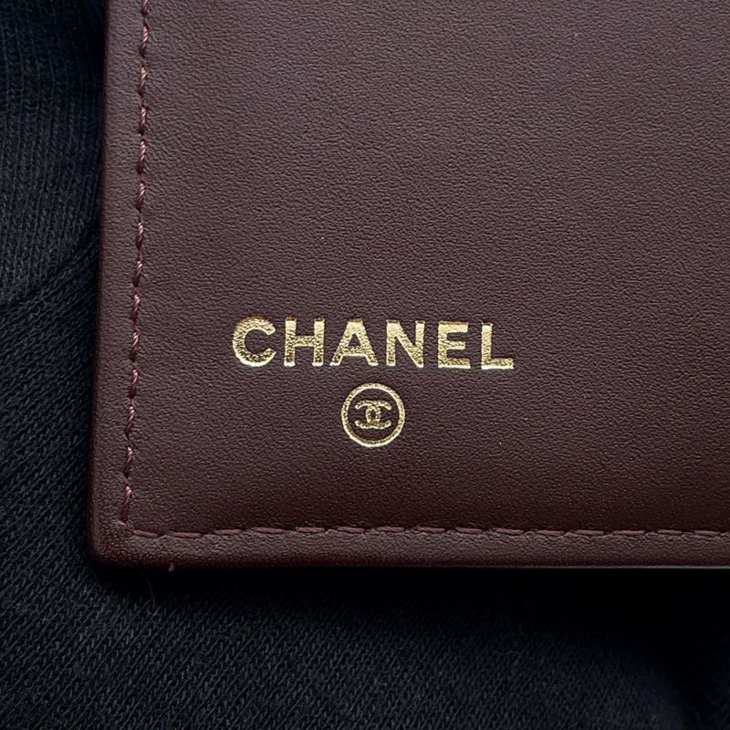 シャネル 長財布 クラシック ロング フラップ ウォレット マトラッセ ココマーク キャビアスキン CHANEL 三つ折り財布 黒