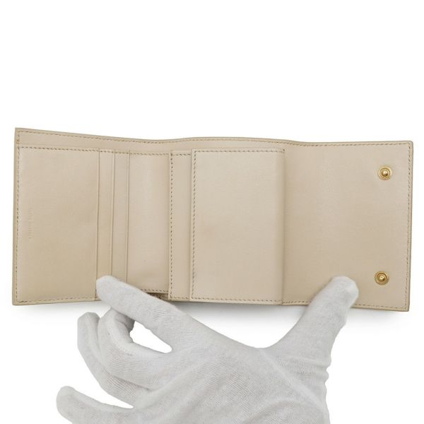 セリーヌ 三つ折り財布 スモール トリフォールドウォレット レザー 10B573 CELINE