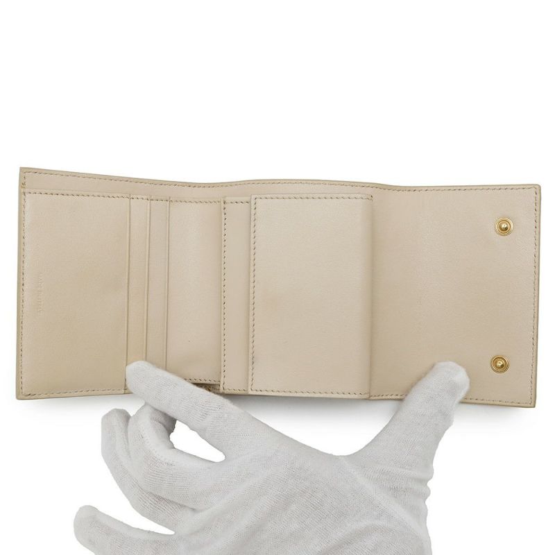 セリーヌ 三つ折り財布 スモール トリフォールドウォレット レザー 10B573 CELINE