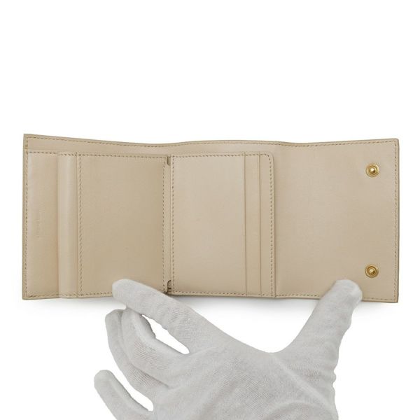 セリーヌ 三つ折り財布 スモール トリフォールドウォレット レザー 10B573 CELINE
