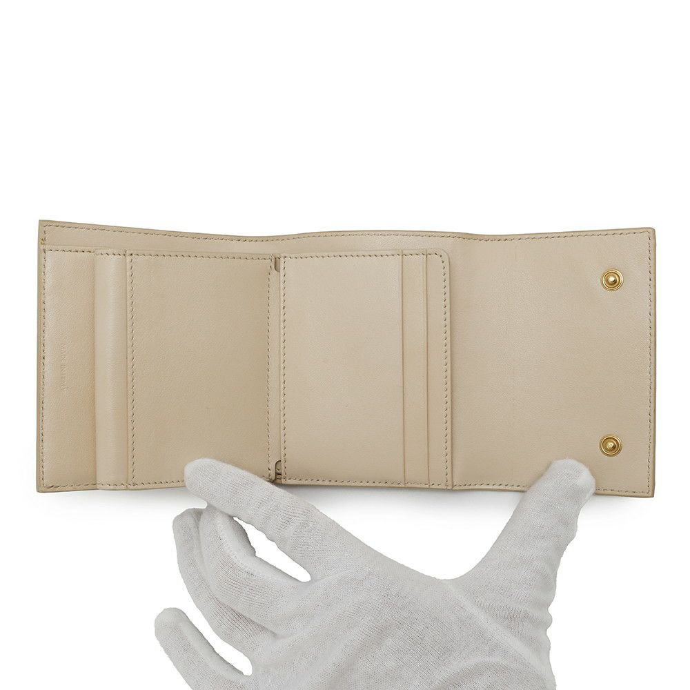 セリーヌ 三つ折り財布 スモール トリフォールドウォレット レザー 10B573 CELINE