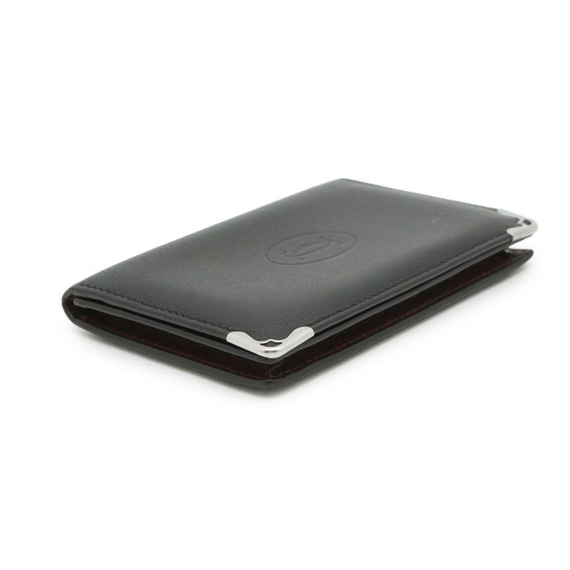 カルティエ カードケース マスト ドゥ カルティエ カーフレザー L3001367 Cartier 名刺入れ 黒