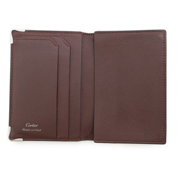 カルティエ カードケース マスト ドゥ カルティエ カーフレザー L3001367 Cartier 名刺入れ 黒