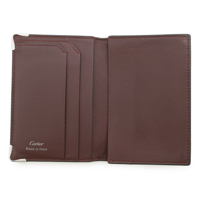 カルティエ カードケース マスト ドゥ カルティエ カーフレザー L3001367 Cartier 名刺入れ 黒
