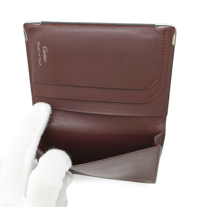 カルティエ カードケース マスト ドゥ カルティエ カーフレザー L3001367 Cartier 名刺入れ 黒