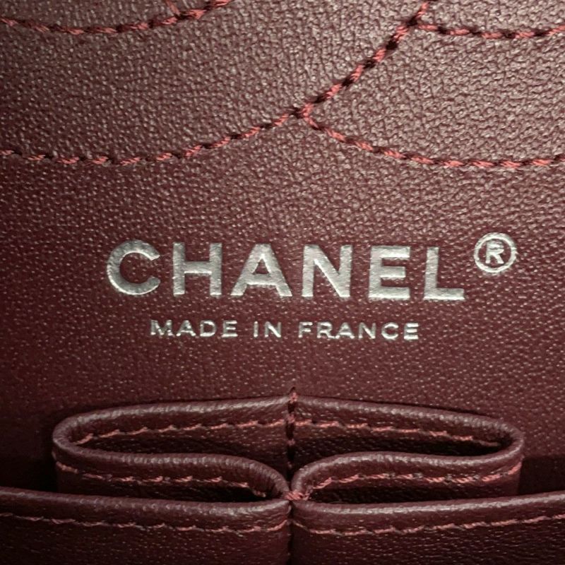 シャネル チェーンショルダーバッグ マトラッセ 2.55 ダブルフラップ エイジドカーフレザー A37590 CHANEL 黒
