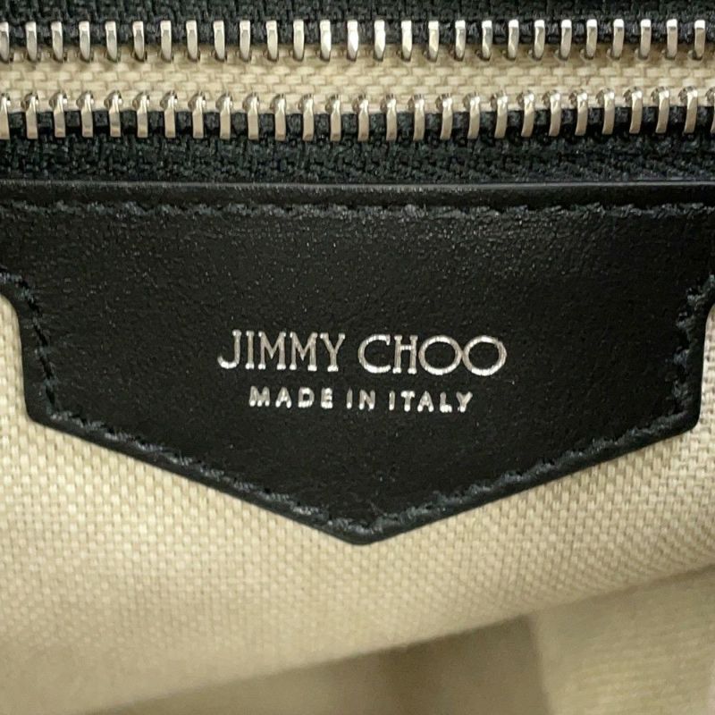 ジミーチュウ リュック EVAN バックパック キャンバス レザー 222EVAN JIMMY CHOO