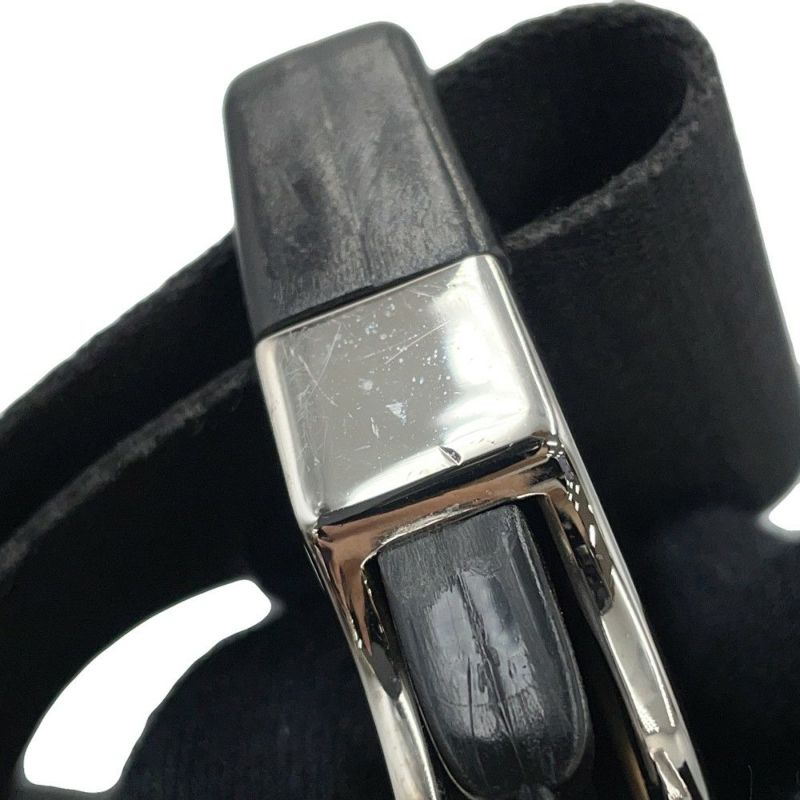 フェンディ ボディバッグ ズッカ柄 PVC レザー 7VA434 FENDI ウエストバッグ ウエストポーチ 黒