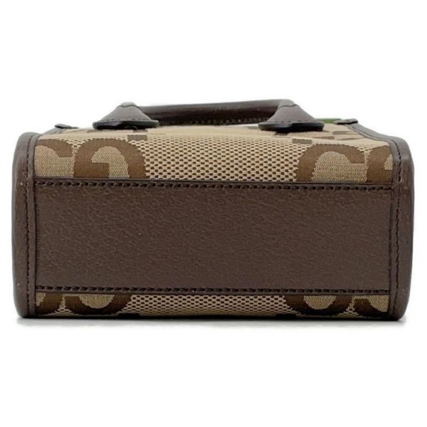 グッチ ハンドバッグ ジャンボGG ミニ キャンバス レザー 699406 GUCCI 2way