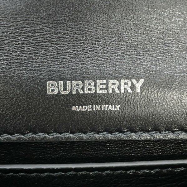 バーバリー チェーンショルダーバッグ LOLA ローラバッグ ベルベット ラインストーン BURBERRY 黒 ワンショルダー