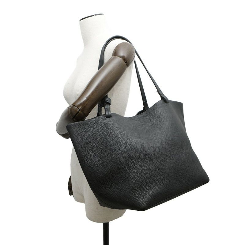 ザ ロウ トートバッグ パークトートスリー レザー W1272L129  THE ROW バッグ 黒