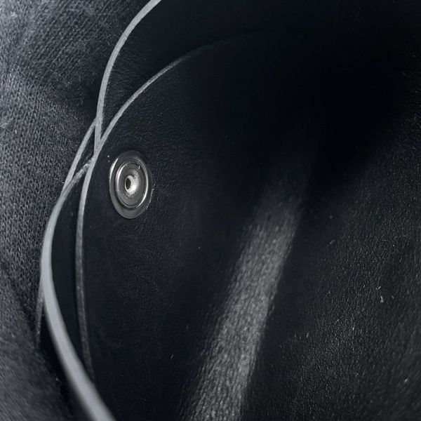 エルメス コインケース カルヴィ デュオ ブラック/シルバー金具 ボックスカーフ W刻印 財布 黒