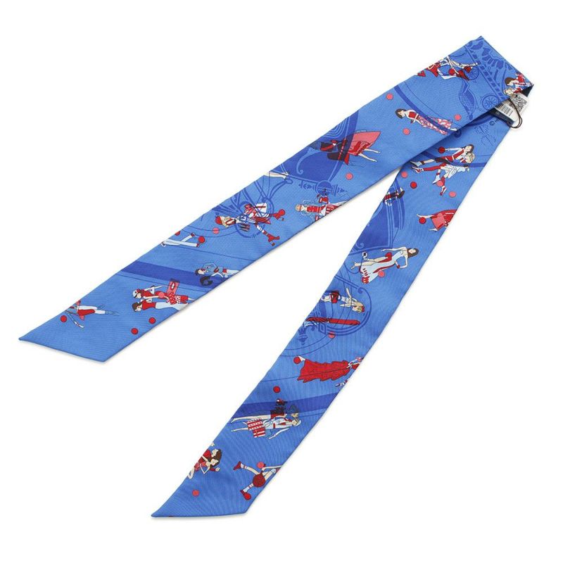 エルメス スカーフ ツイリー エクスリブリス・パリジェンヌ Ex-Libris Les Parisiennes HERMES シルク 2020年春夏