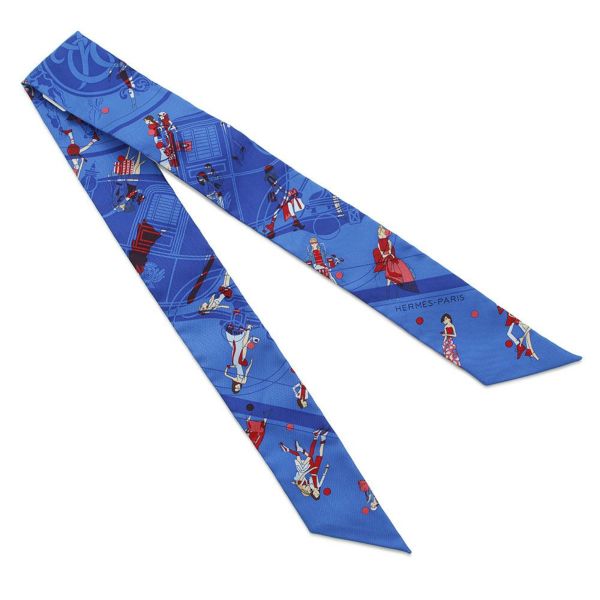 エルメス スカーフ ツイリー エクスリブリス・パリジェンヌ Ex-Libris Les Parisiennes HERMES シルク 2020年春夏