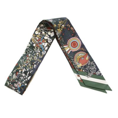 HERMES エルメス ツイリー アニマポリス シルクスカーフ 美品 HERMES エルメス ツイリー ANIMAPOLIS アニマポリス 2019秋冬