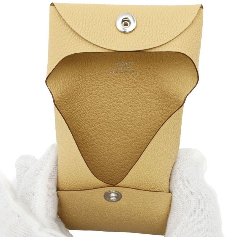 エルメス コインケース バスティア フォイン シェブルミゾル W刻印 HERMES 小銭入れ フォワン