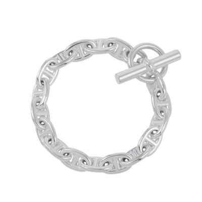 HERMES エルメス　ブレスレット　シェーヌダンクル　MM17コマ エルメス ブレスレット シェーヌダンクルMM17コマ SV925シルバー