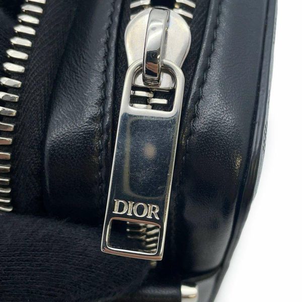 クリスチャン・ディオール ショルダーバッグ オブリーク ギャラクシー レザー 2ESBC119VPD Christian Dior メンズ 黒