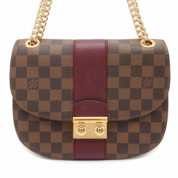 ☆ルイヴィトン チェーンショルダーバッグ ダミエ・エベヌ ワイト N64420 LOUIS VUITTON バッグ 安心保証 |  中古・新品ブランド販売ギャラリーレア公式通販