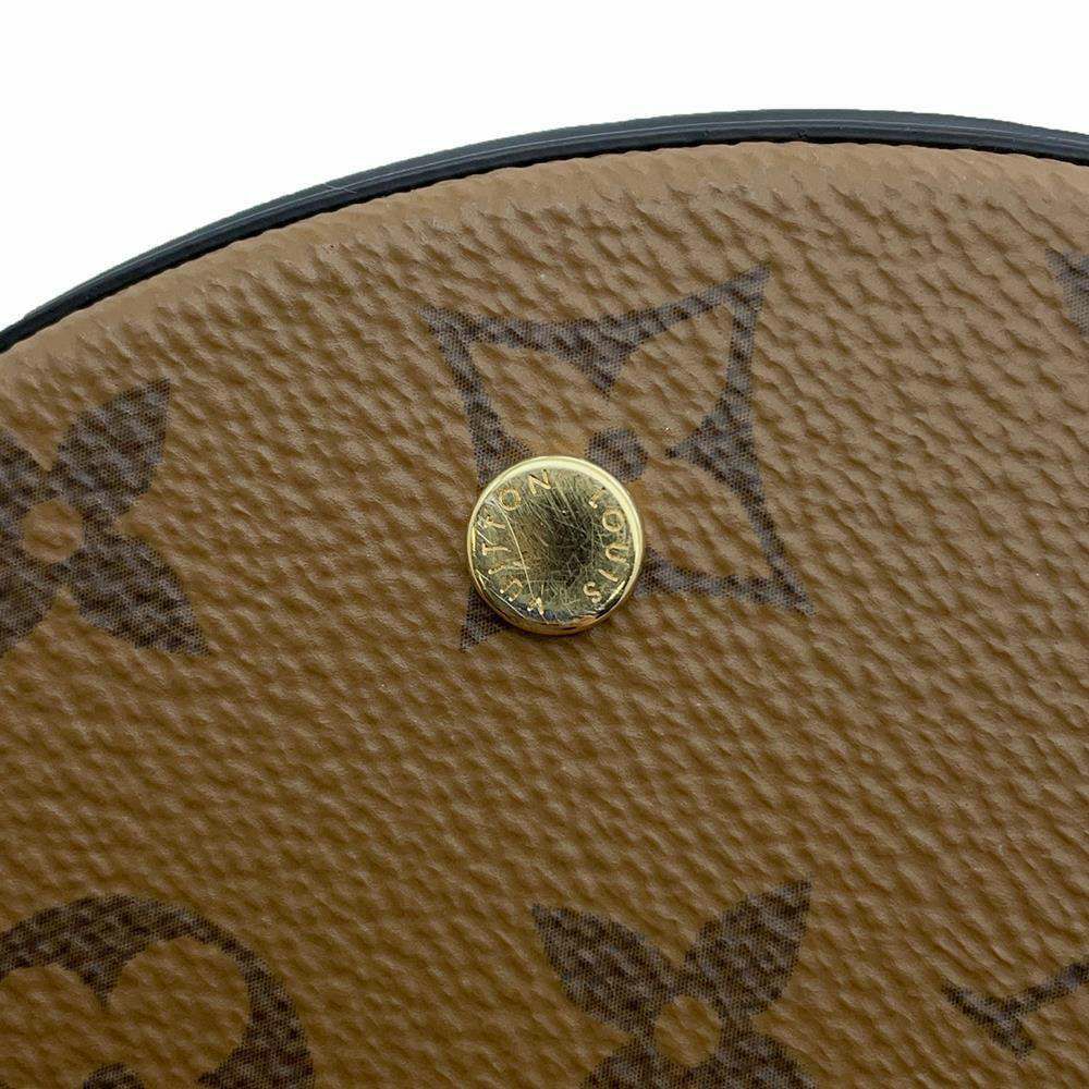 ルイヴィトン ハンドバッグ モノグラム・リバース カンヌ M43986 バニティバッグ 2wayショルダー 黒 ブラック