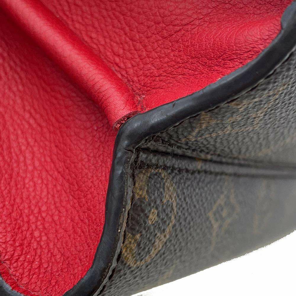 ルイヴィトン チェーンショルダーバッグ モノグラム ヴィクトワール M41731 LOUIS VUITTON レッド 赤