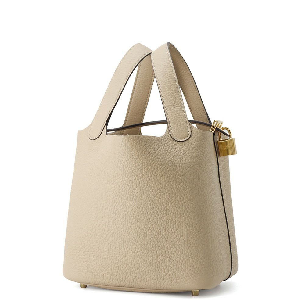 エルメス ハンドバッグ ピコタンロックPM トレンチ/ゴールド金具 トリヨンクレマンス K刻印