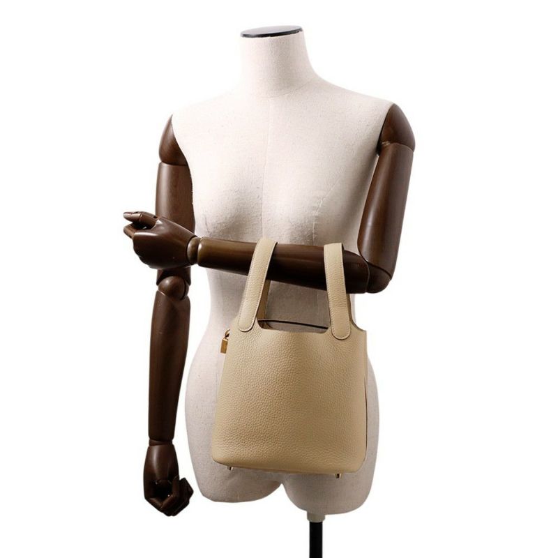 エルメス ハンドバッグ ピコタンロックPM トレンチ/ゴールド金具 トリヨンクレマンス K刻印