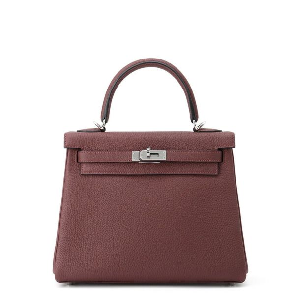 m*e様 ケリーバングル ルージュアッシュ シルバー エルメス HERMES エルメス ケリーエラン ルージュアッシュ マダム シルバー金具