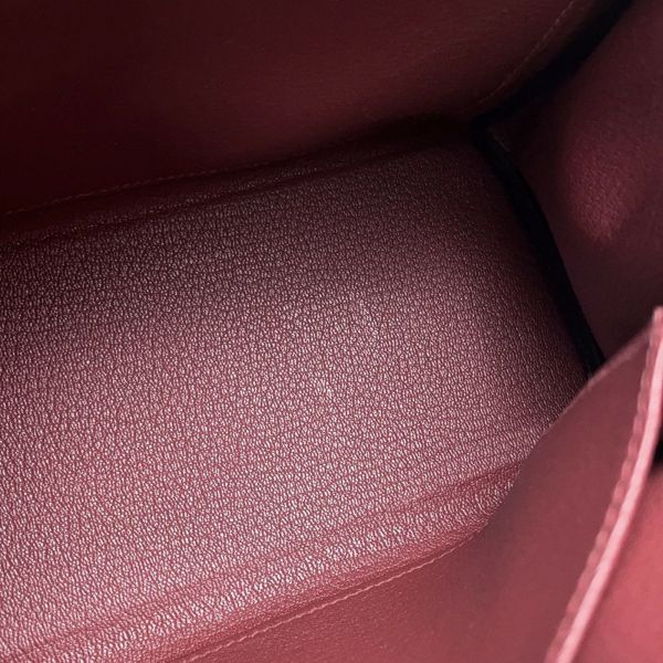 エルメス ハンドバッグ ケリー25 内縫い ルージュアッシュ/シルバー金具 トゴ W刻印 2wayショルダー