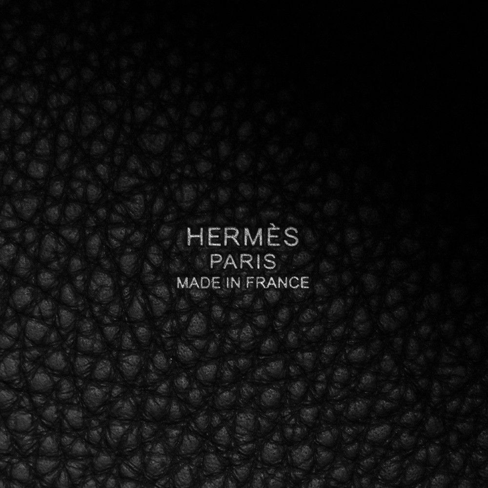 エルメス ハンドバッグ ピコタンロックPM ブラック/シルバー金具 トリヨンクレマンス K刻印 HERMES トートバッグ 黒