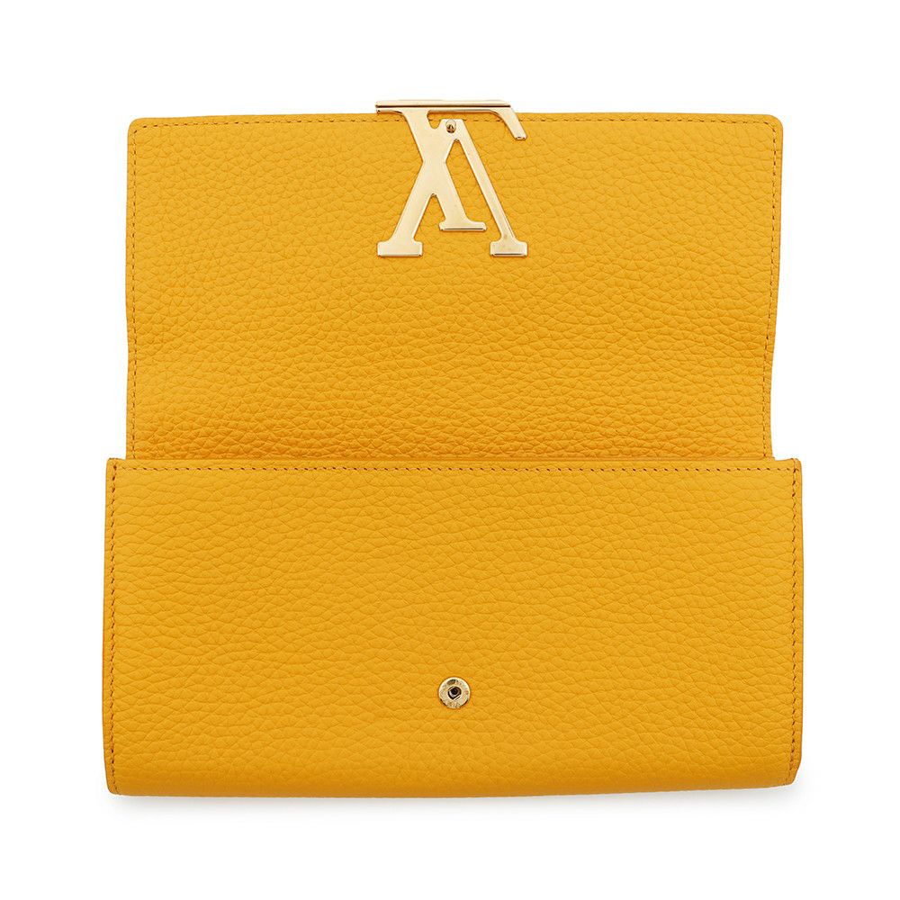 ルイヴィトン 長財布 トリヨンレザー/パイソン ポルトフォイユ・カプシーヌ N81415 LOUIS VUITTON