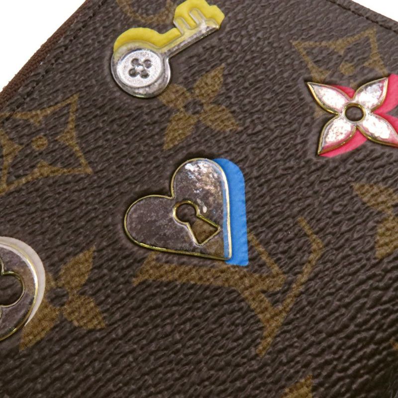 ルイヴィトン コインケース モノグラム/ラブ・ロック ジッピー・コインパース M64118 LOUIS VUITTON ヴィトン