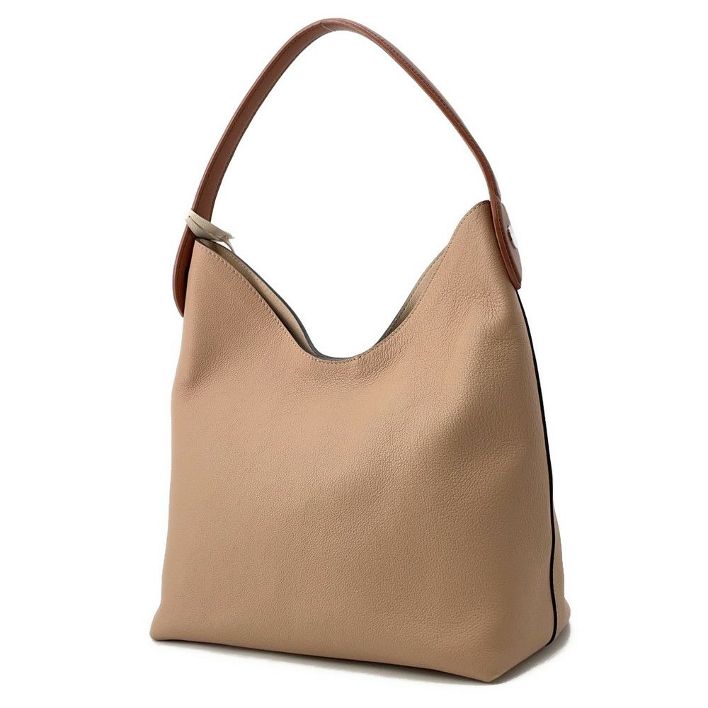 ルイヴィトン ショルダーバッグ レザー ロックミーホーボー M44330 LOUIS VUITTON ベージュ