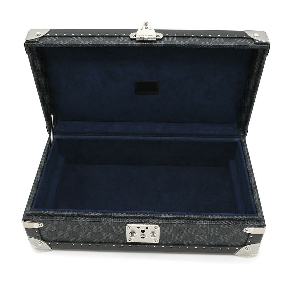 ルイヴィトン ケース ダミエ・グラフィット コフレ 8 モントル N48226 腕時計ケース 小物入れ 黒