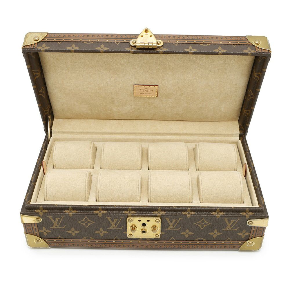 ルイヴィトン ケース モノグラム コフレ 8 モントル M10128 腕時計ケース 小物入れ ベージュ