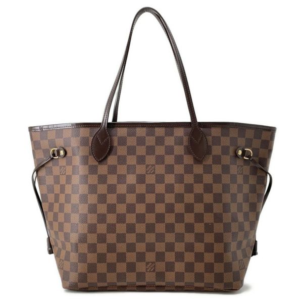 ルイヴィトン トートバッグ ダミエ・エベヌ ネヴァーフルMM N51105 LOUIS VUITTON ヴィトン バッグ