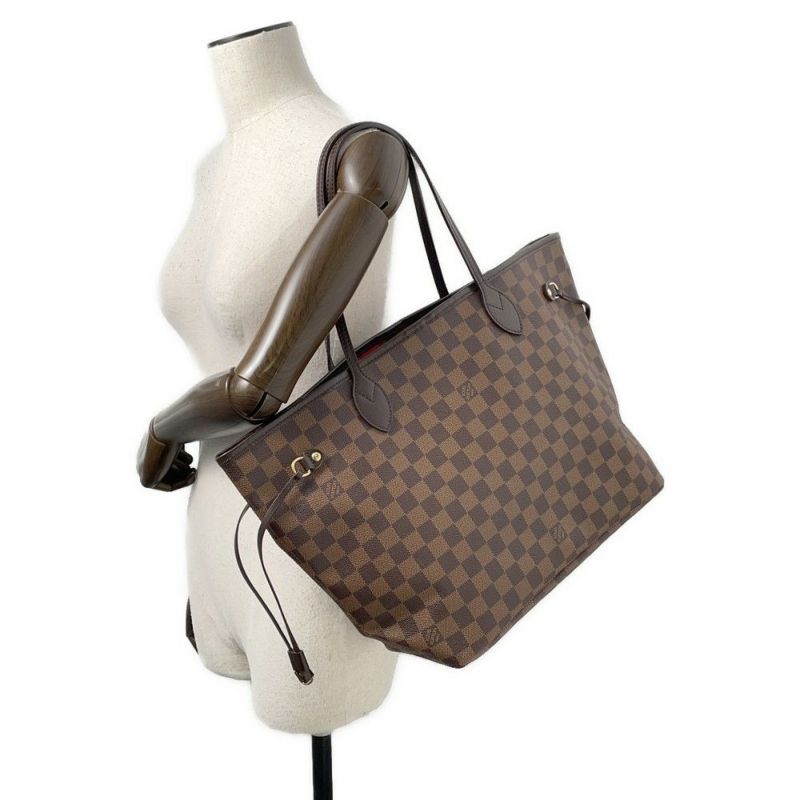 ルイヴィトン トートバッグ ダミエ・エベヌ ネヴァーフルMM N51105 LOUIS VUITTON ヴィトン バッグ