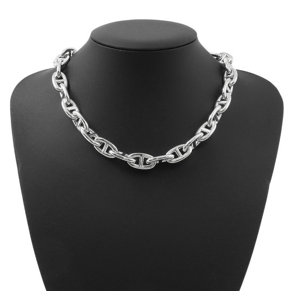 エルメス ネックレス シェーヌダンクル ネックレスGM 29コマ SV925シルバー HERMES ジュエリー