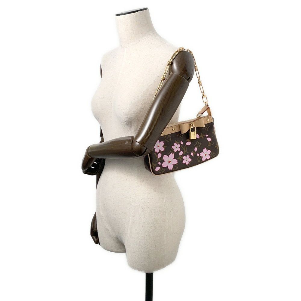 ルイヴィトン ハンドバッグ モノグラム・チェリーブロッサム LV × TM ポシェット･アクセソワール M13666 ポーチ 村上隆