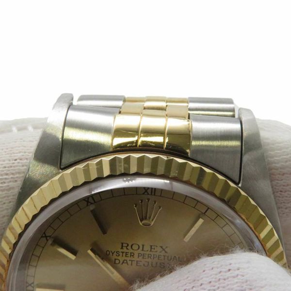 ロレックス デイトジャスト36 X番 16233 ROLEX 腕時計 シャンパンゴールド文字盤