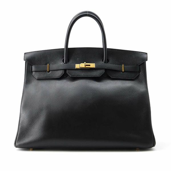 エルメス バーキン40 ブラック/ゴールド金具 アルデンヌ □A刻印 HERMES Birkin ハンドバッグ 黒 安心保証 |  中古・新品ブランド販売ギャラリーレア公式通販