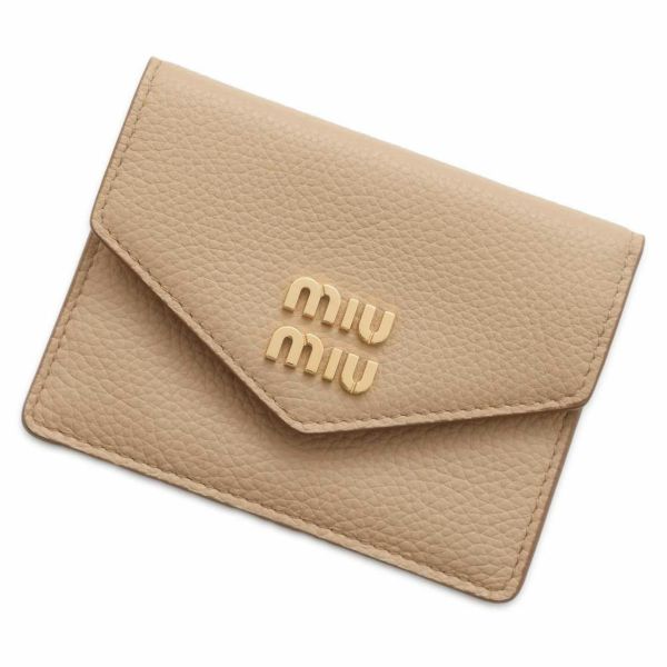 ミュウミュウ カードケース ロゴ レザー 5MF031 Miu Miu 財布 | 中古・新品ブランド販売ギャラリーレア公式通販