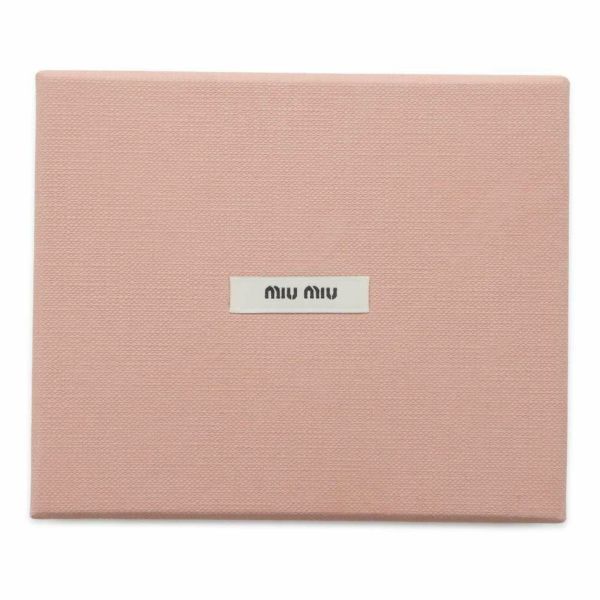 ミュウミュウ カードケース ロゴ レザー 5MF031 Miu Miu 財布