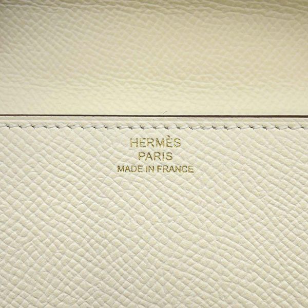 エルメス 財布 クリック16 ナタ/ピンクゴールド金具 ヴォーエプソン Z刻印 HERMES