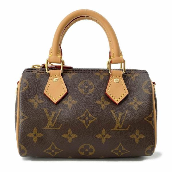 ルイヴィトン ハンドバッグ モノグラム ナノ・スピーディ M61252 LOUIS VUITTON 2WAYショルダーバッグ ヴィトン バッグ