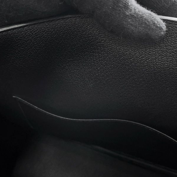 エルメス バーキン35 ブラック/シルバー金具 トゴ W刻印 HERMES Birkin ハンドバッグ 黒