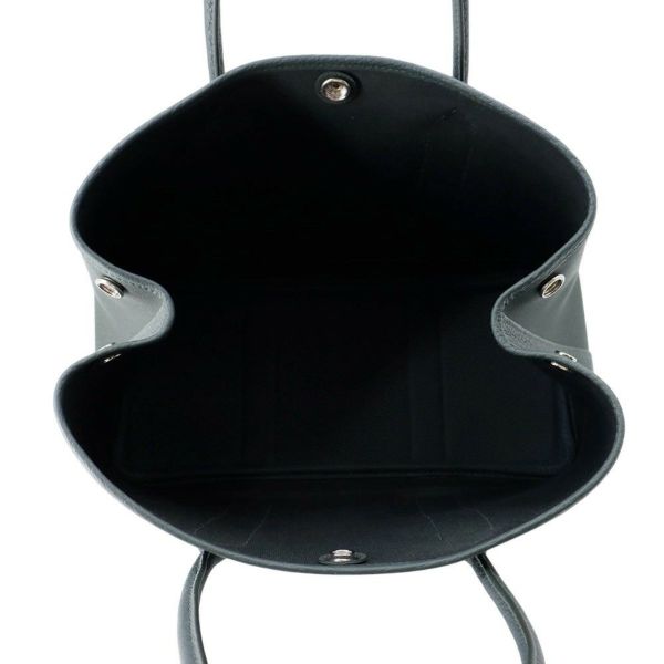 エルメス トートバッグ ガーデンパーティTPM ヴェールマングローブ/シルバー金具 トワルオフィシエ/ネゴンダ K刻印