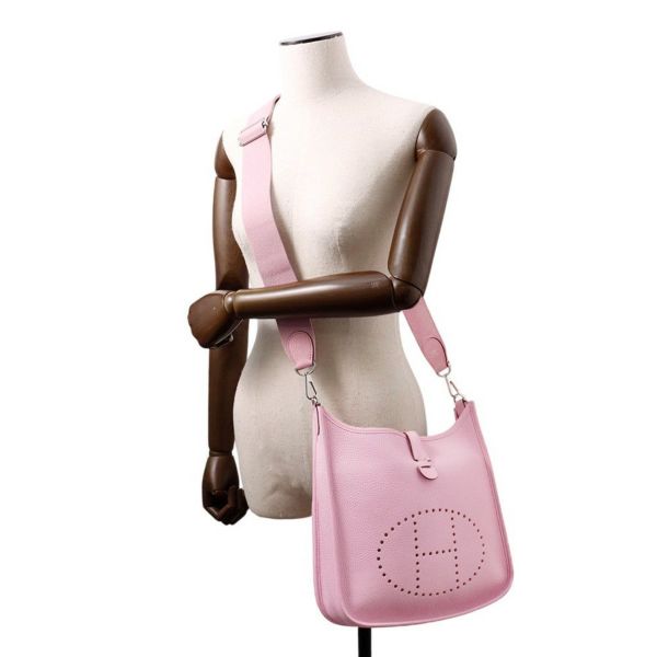 エルメス ショルダーバッグ エブリン3 PM モーヴシルベストル/シルバー金具 トリヨンクレマンス Z刻印