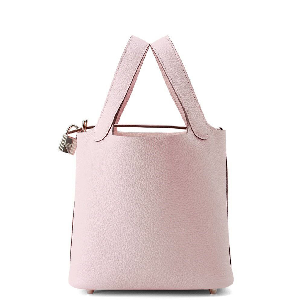 エルメス ハンドバッグ ピコタンロックPM ローズサクラ/シルバー金具 
