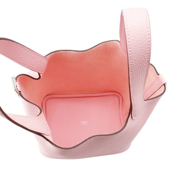 エルメス ハンドバッグ ピコタンロックPM ローズサクラ/シルバー金具 トリヨンクレマンス B刻印